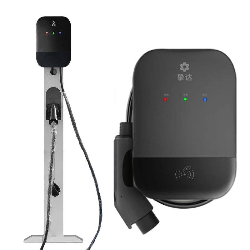 Zhidatech Type 2 Plug Ev Charger,32a 7kw,App Rfid Card Enabled Electric