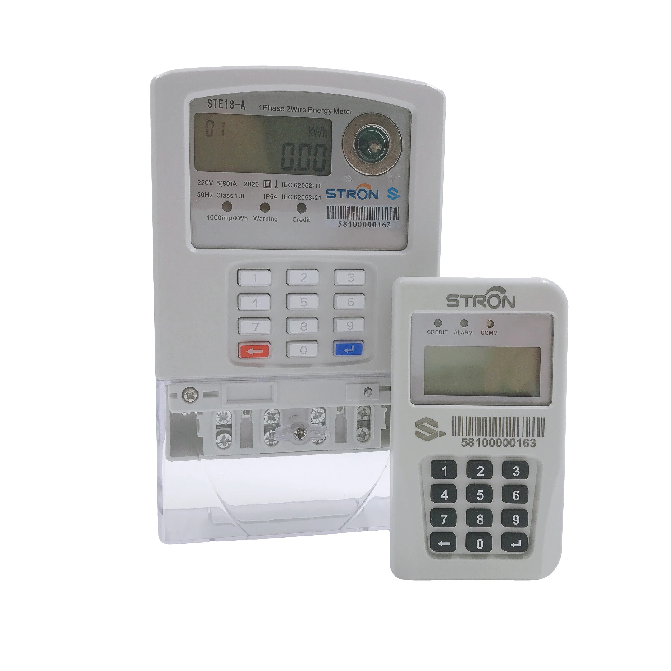 STS Standard split keypad Single Phase Energy Meter With LORA-RF module and Vending Software - Famidy.com