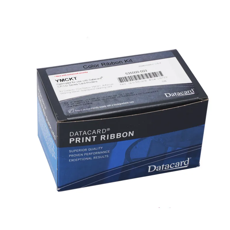 Original Datacard 535000-003 Ymckt Color Ribbon 500prints Use In Cp40 