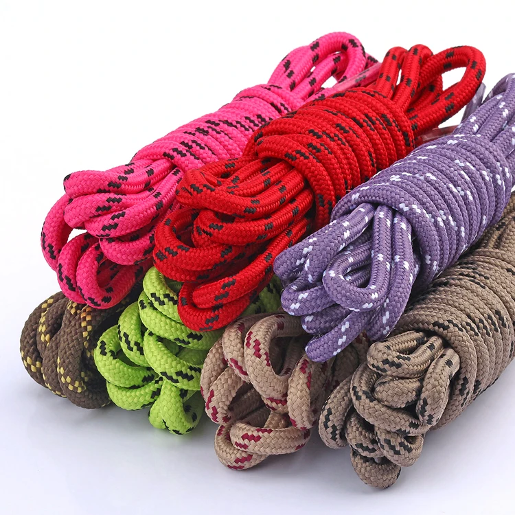 Plent Stock Polyester Round Colorful Sport Shoelaces Standard Size ...