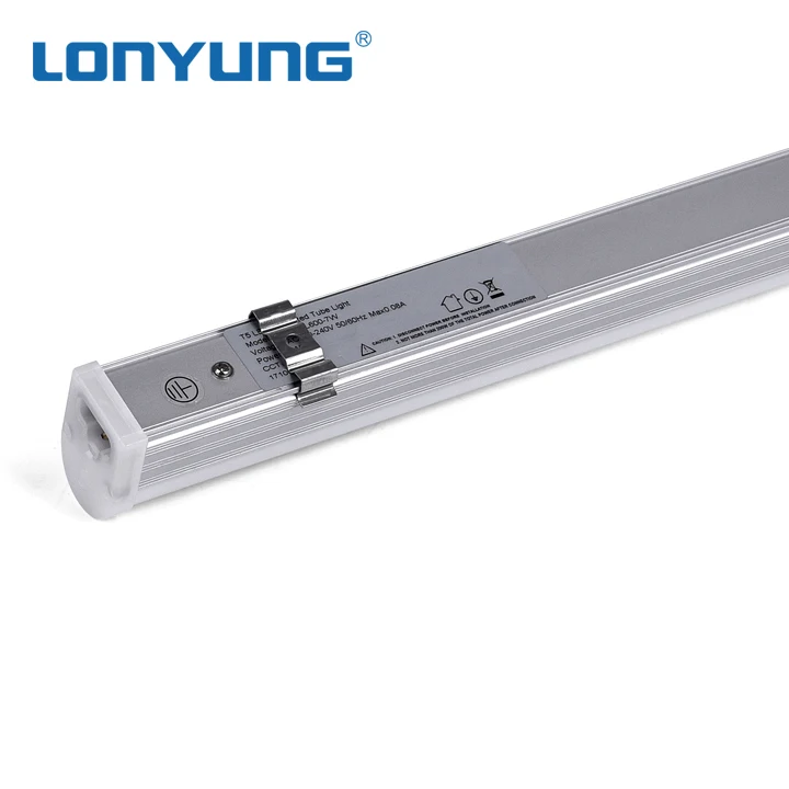 Dimmable Integrated T5 Tube Led Batten T5 4Ft White 5500k Led Light With ETL CE SAA