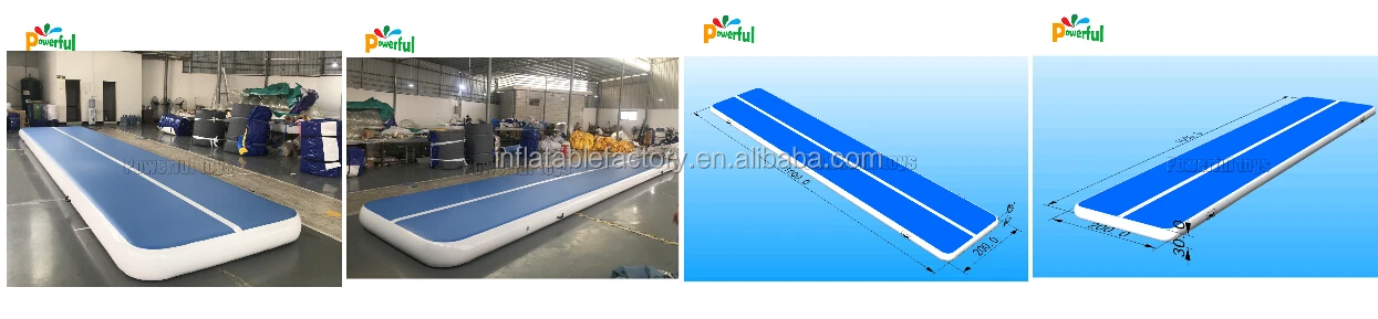 dwf material  Inflatable air track gymnastic tumbling mat with free pump