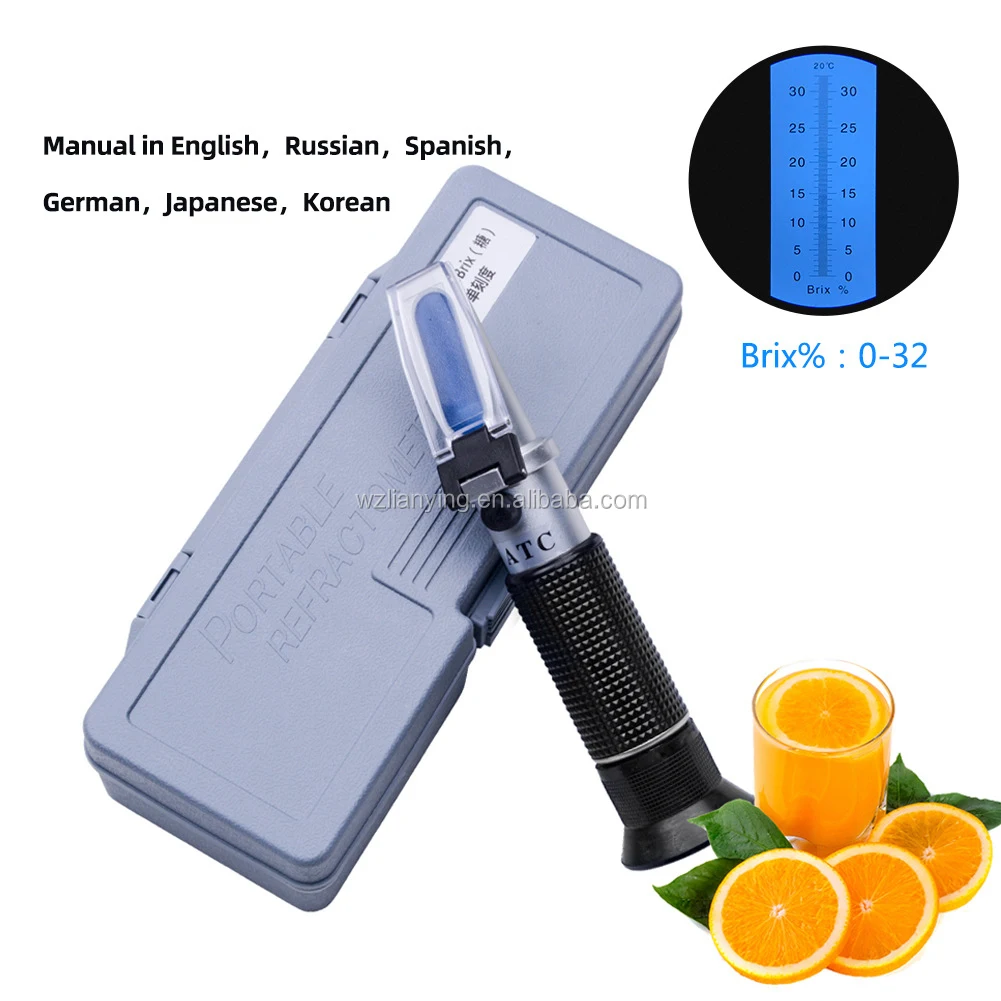 Salinity Honey Coolant Brix Refractometer For Optics Buy Auto