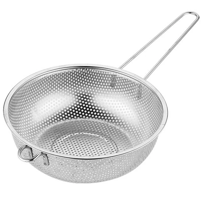 16cm Steel Micro-perforated Colanders Strainers Metal Strainer Basket ...