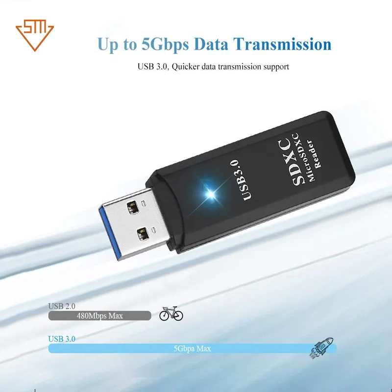 High Quality Mini Super Speed 5Gbps USB 3.0 Micro SDXC SD TF Card Reader Adapter - ANKUX.COM