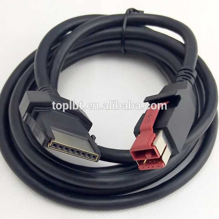 Factory Price 1.5m Coiled USB Type A to RJ45 Spiral Extension Cable for Motorola Symbol LS2208AP LS1203 LS4 for Motorola scanner - ANKUX.COM