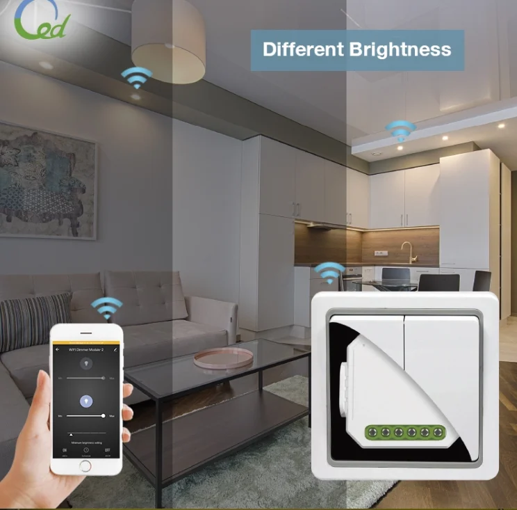 Diy Home Tuya 2 Way Wifi Smart Light Led Dimmer Switch Module - Buy ...