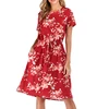 /product-detail/2019-custom-element-floral-printed-casual-dresses-summer-short-sleeve-dress-knee-length-lady-dresses-62331082354.html