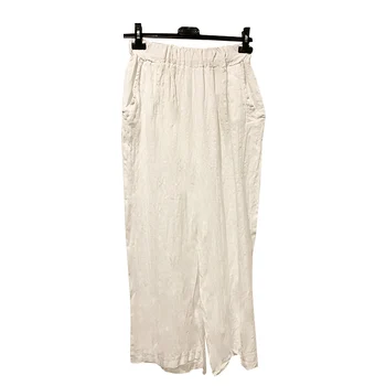 ladies white summer trousers