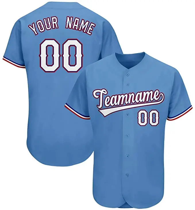 Custom Logo Design Sublimated Slim Fit Men Baseball Jerseys Wear Button ...