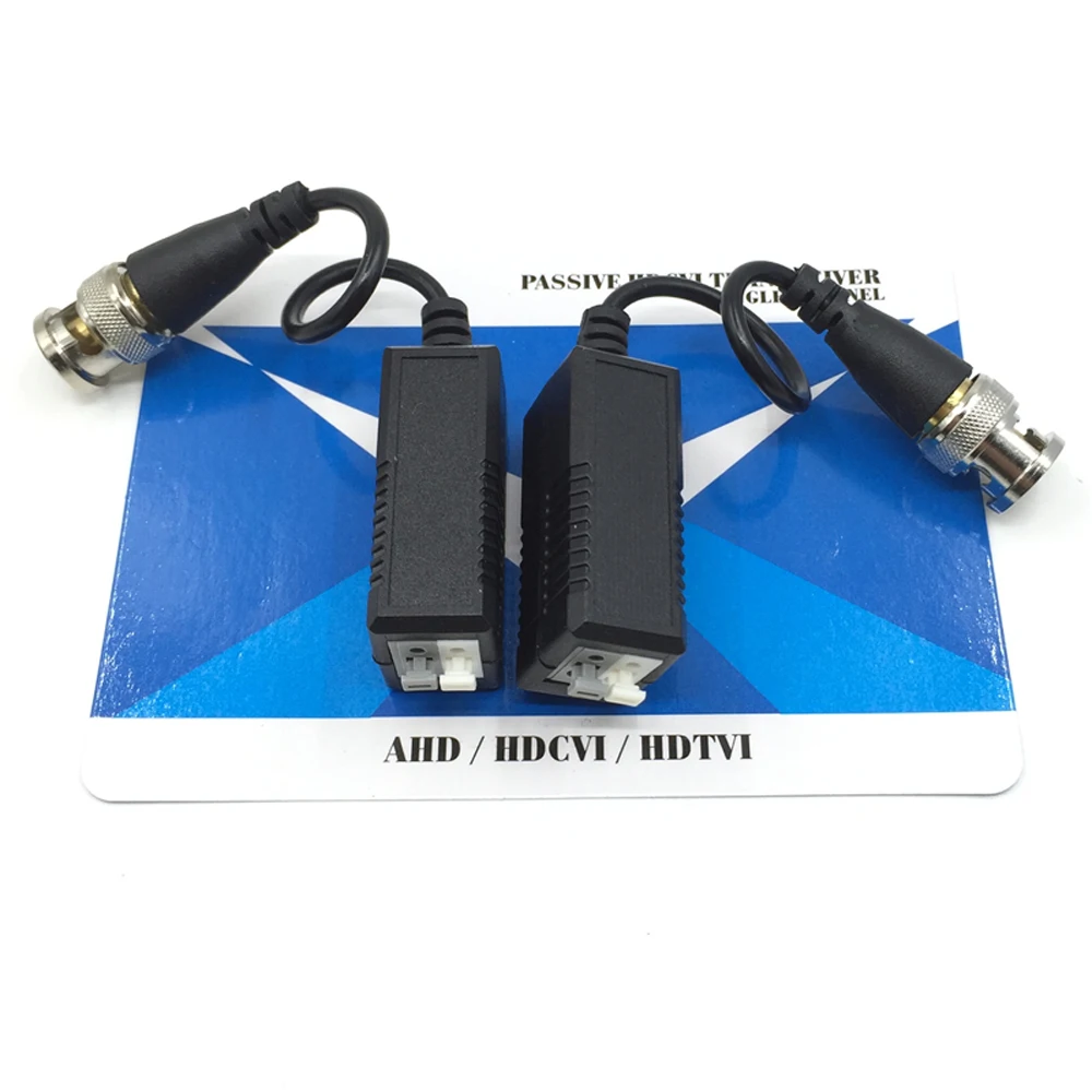 High Definition 720p1080p Ahd Hdcvi Hdtvi Bnc To Utp Cat55e6 Video Balun Passive Transceivers 0054