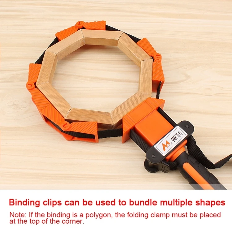 Nylon Multi-Function Binding Belt Clamp Polygon Clip Angle Carpentry Woodworking 