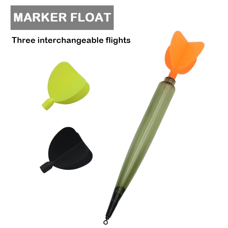 New Marker Float Set 3 Interchangeable Flights Heads Aerodynamic Shape