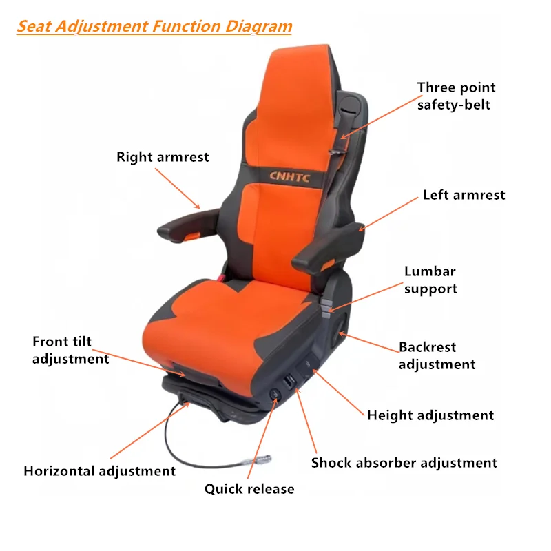 Truck Air Suspension Seats Height Adjustable Driver Seats Buy Damper