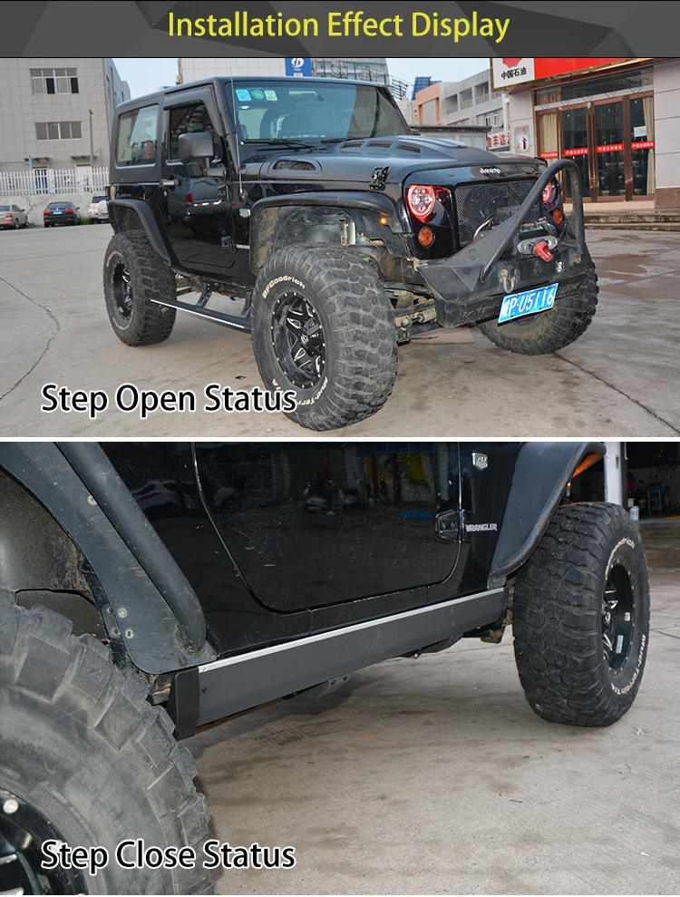 Easy Install Car Accessories Electric Side Step Running Board For Jeep