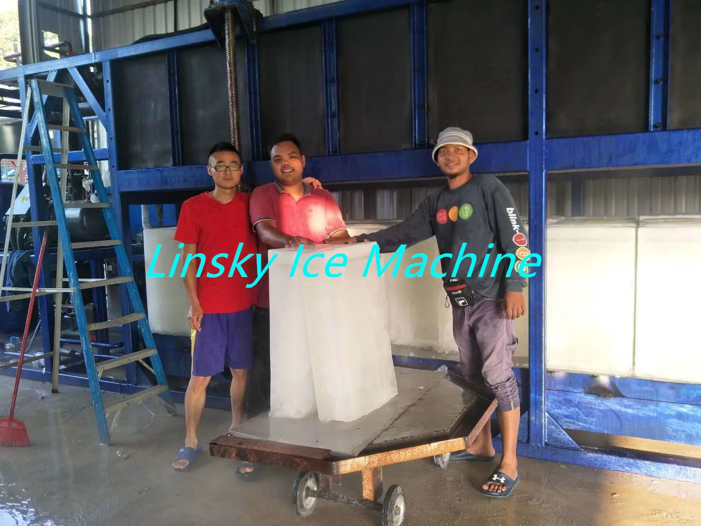 10ton Ice Block Making Machine Sold In Uganda Clear Ice Block Machine