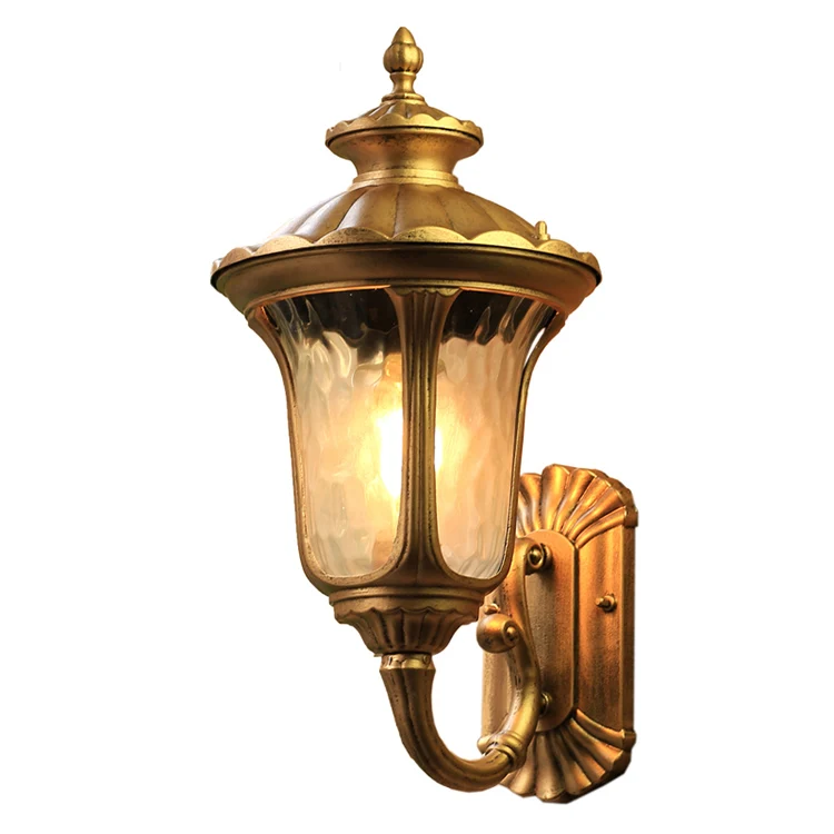 European modern style outdoor wall light aluminium balcony lamp glass aluminum garden light