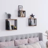 Modern Furniture Manufacturers Wall Mounted Book Display Shelves Floating Shelves