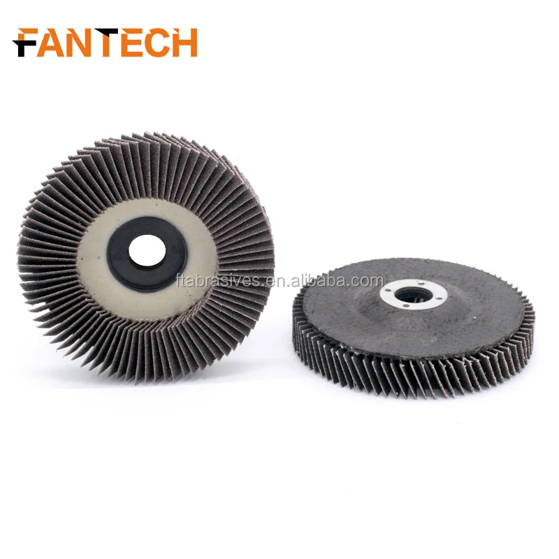 Fantech Flap Disc Fiberglass Backing With Nylon Hole Grinding Discs Ceramic 115mm 41/2 Inch