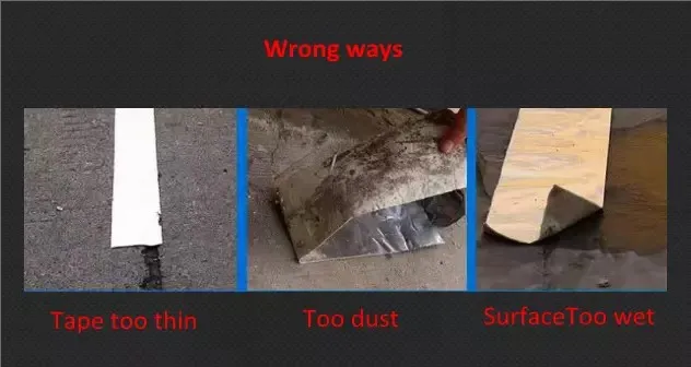 OEM Customized butyl adhesive aluminum foil tape for roof and pipe