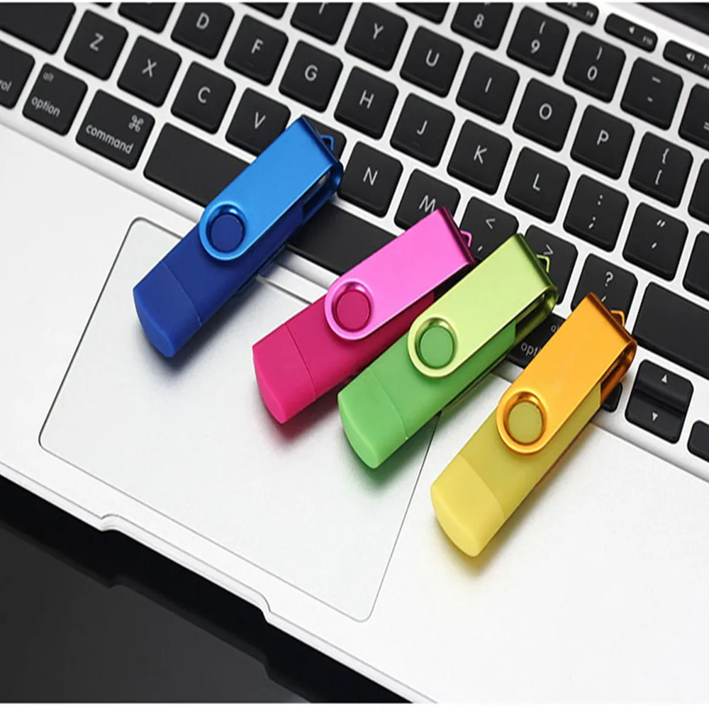 High Speed OTG USB Flash Drive 128gb Pen Drive 64gb 32gb 16gb Pendrive 2 in 1 Micro Usb Stick for Android SmartPhone - ANKUX.COM