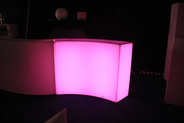 Hot new product custom night club led illuminated bar counter