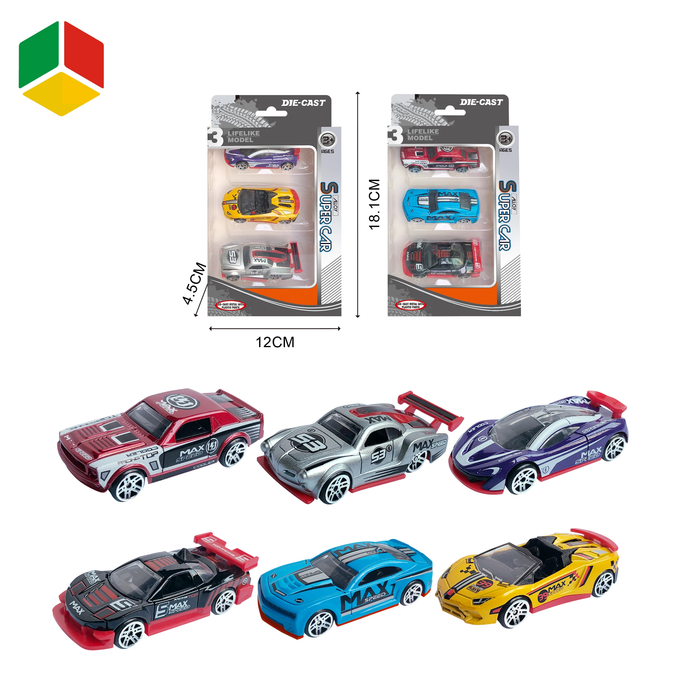 Qstoys 164 Diecast Miniature Metal Toy Car Free Wheel Vehicle Toy For