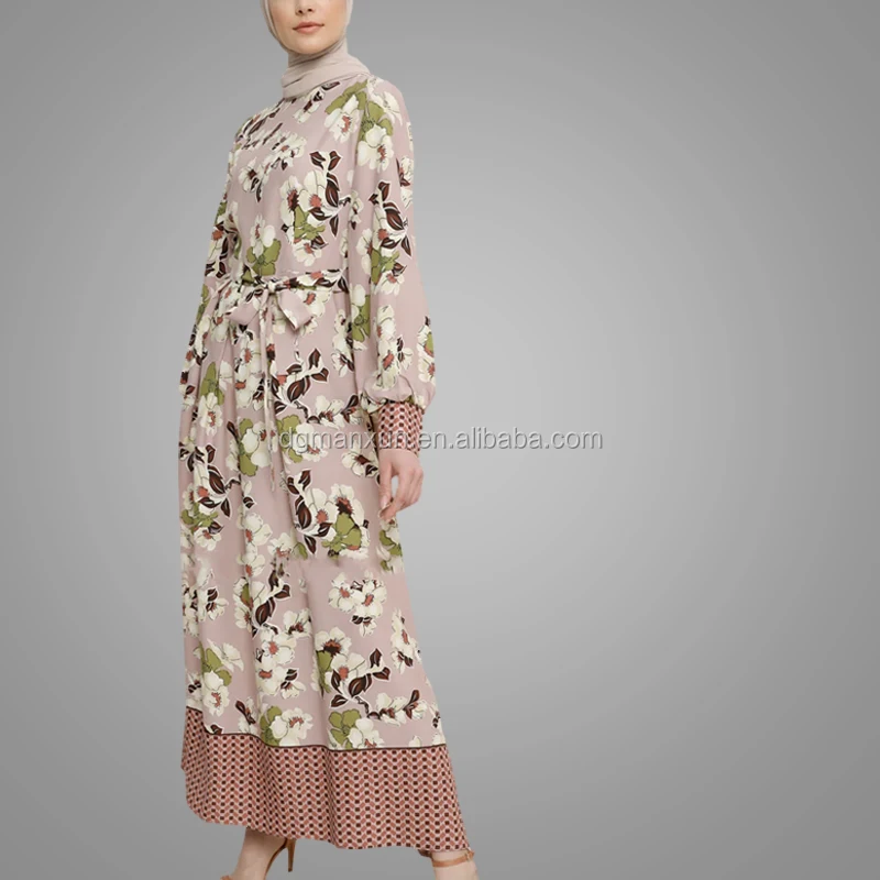 Modern Turkish Islamic Clothing Wholesale Long Sleeves Printing Style Latest Abaya Designs Muslim Dress Buy Turkish Islamic Clothing Wholesale Latest Abaya Designs Moroccan Caftan Product On Alibaba Com