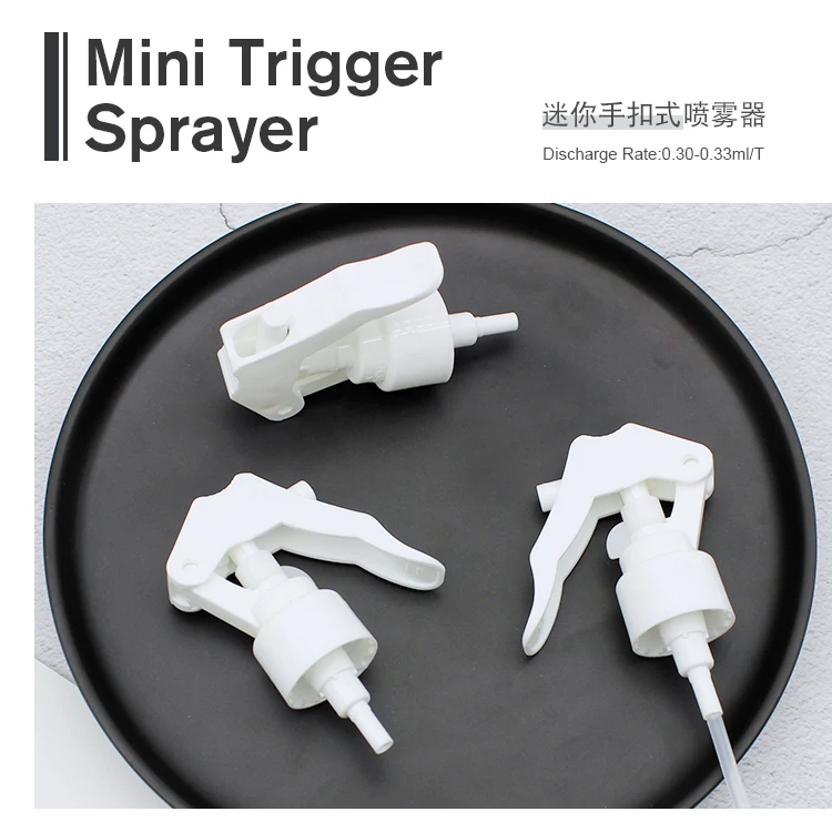 Non Spill For Bottles Sprayer Hand Portable Plastic Handheld Mist Black Mini Trigger 24 410