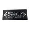 Highly durable 1mm thick etched and color filled stainless steel label at best prices