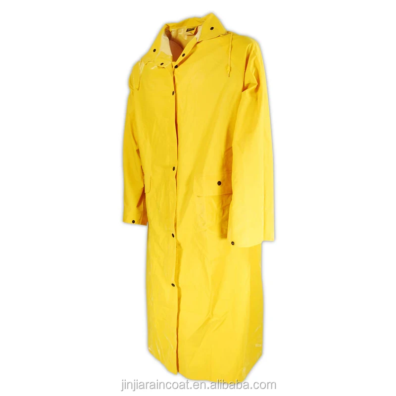 Waterproof Soft Foldable Heavy Duty Long Raincoats Made By Pvc ...