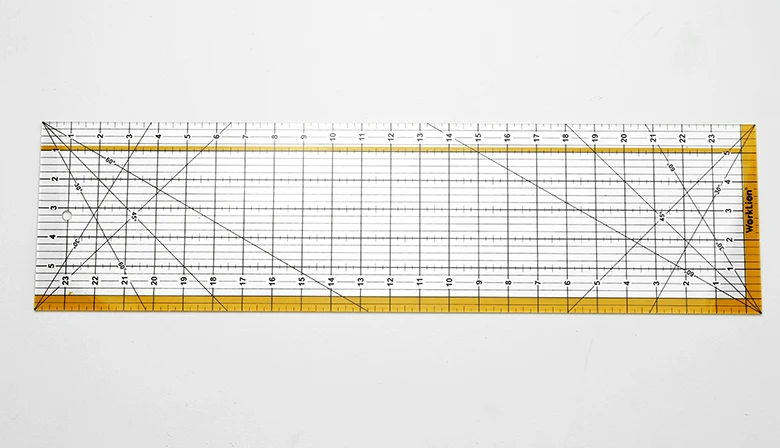 Arteza 12.5x12.5 Acrylic Quilters Ruler