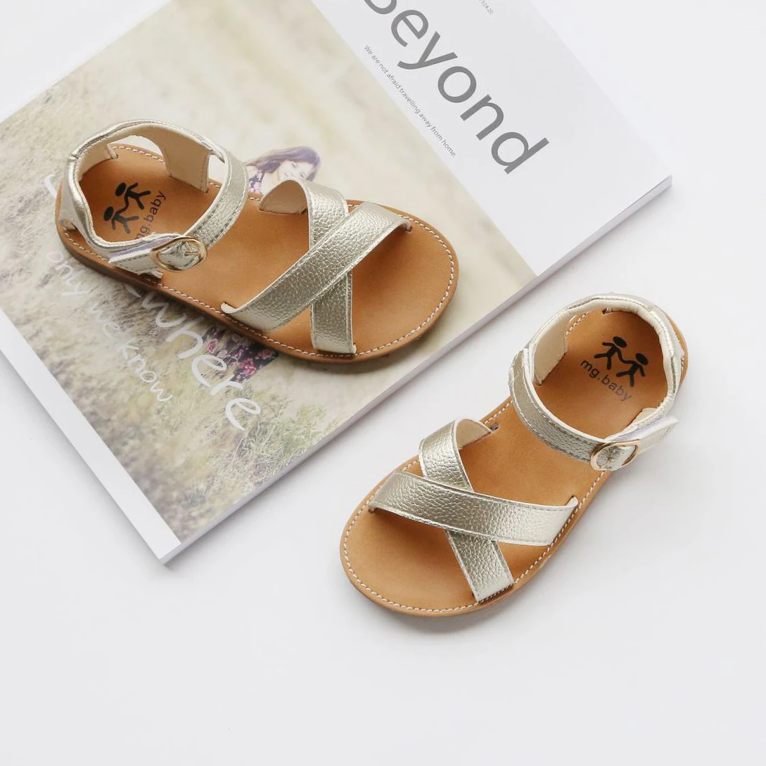 Kid Girl Sandals New Arrival Toddler Girls Flat Sandals - Buy Little ...