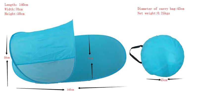 Trending Products Single Layer Nylon Foldable Beach Tent Trending Products Single Layer Nylon Foldable Beach Tent