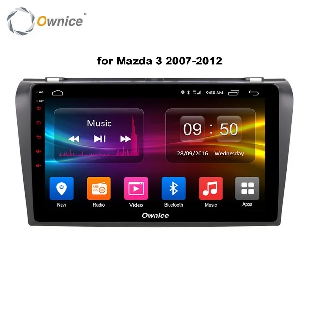 Ownice Support 4G SIM Card Mazda 3 9 Inch Best Portable Car Android DVD Player For Car