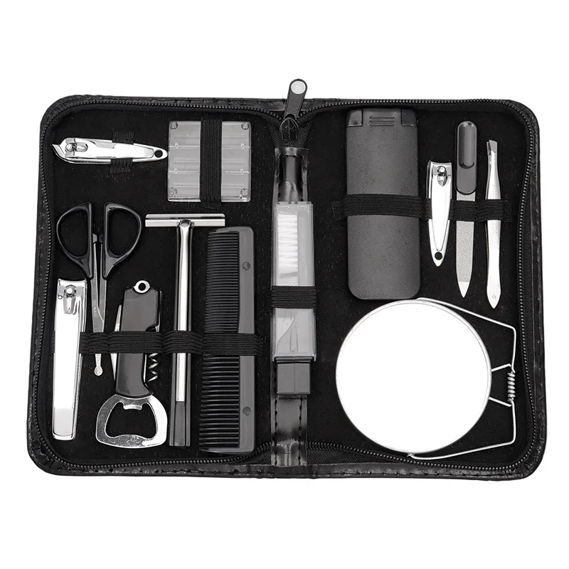 product hot sale nail care tool beauty set mens personal care tool set men travel manicure set-1