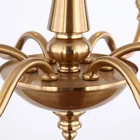 Brief style fashion cloth shade multi haed hanging chandelier light
