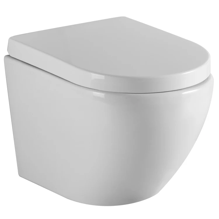 Modern Bathroom Ceramic Washdown Wall Hang Toilet Commode