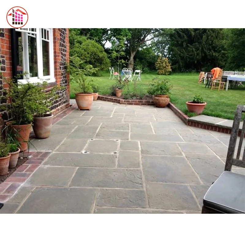 Paving Stone Sandstone Indian Sandstone Paving Natural 12x24 Stones Prices Outside Driveway