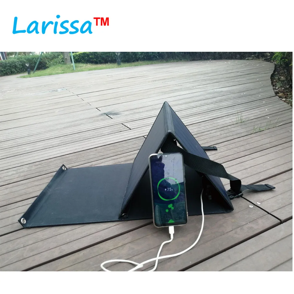 Foldable Solar Charger With Backpack Portable Solar Panel generator for solar panel system