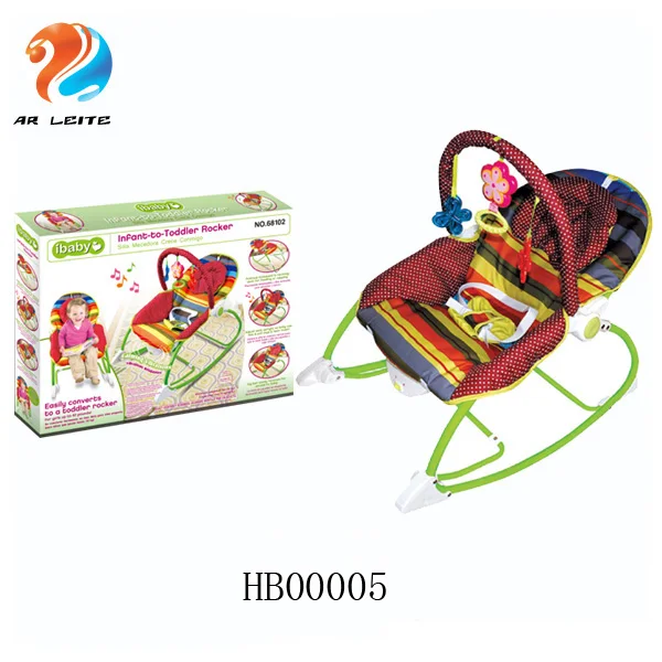 baby musical rocker with hanging toys