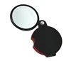 TH-2001 Promotional Mini-style Folding Leather Sheath Magnifier For Fabrics