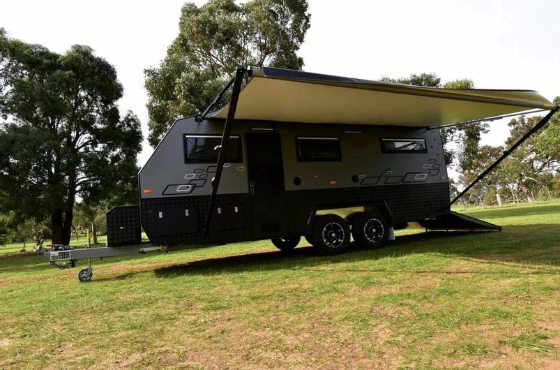 2021 New Arrival Factory Supply 19ft Toy Hauler Travel Trailer With