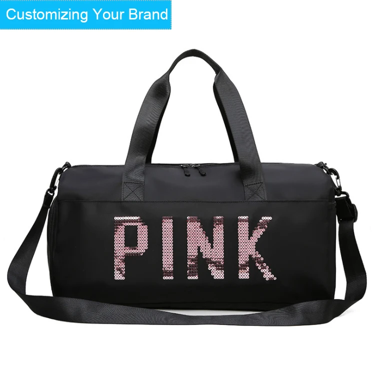 pink brand travel bag