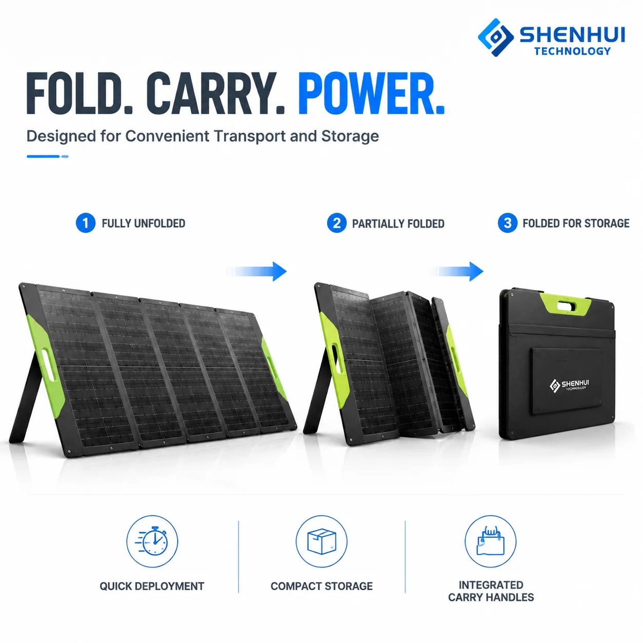Bluetti PV200 foldable solar panel with integrated kickstands and XT60/MC4 ports