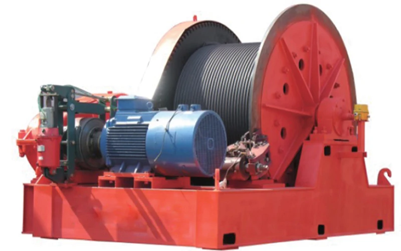 50 ton wire rope pulling winch for ships