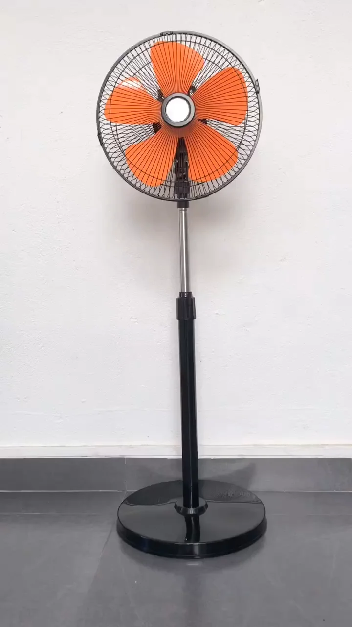 2020 hot sell 12 inch pedestal fan stand metal grill 5 pp blades
