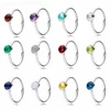Twelve Month 100% 925 Sterling Silver Rings With 12 Color Fit Women Wedding & Party Rings Jewelry Charm Pendant Beads Gift