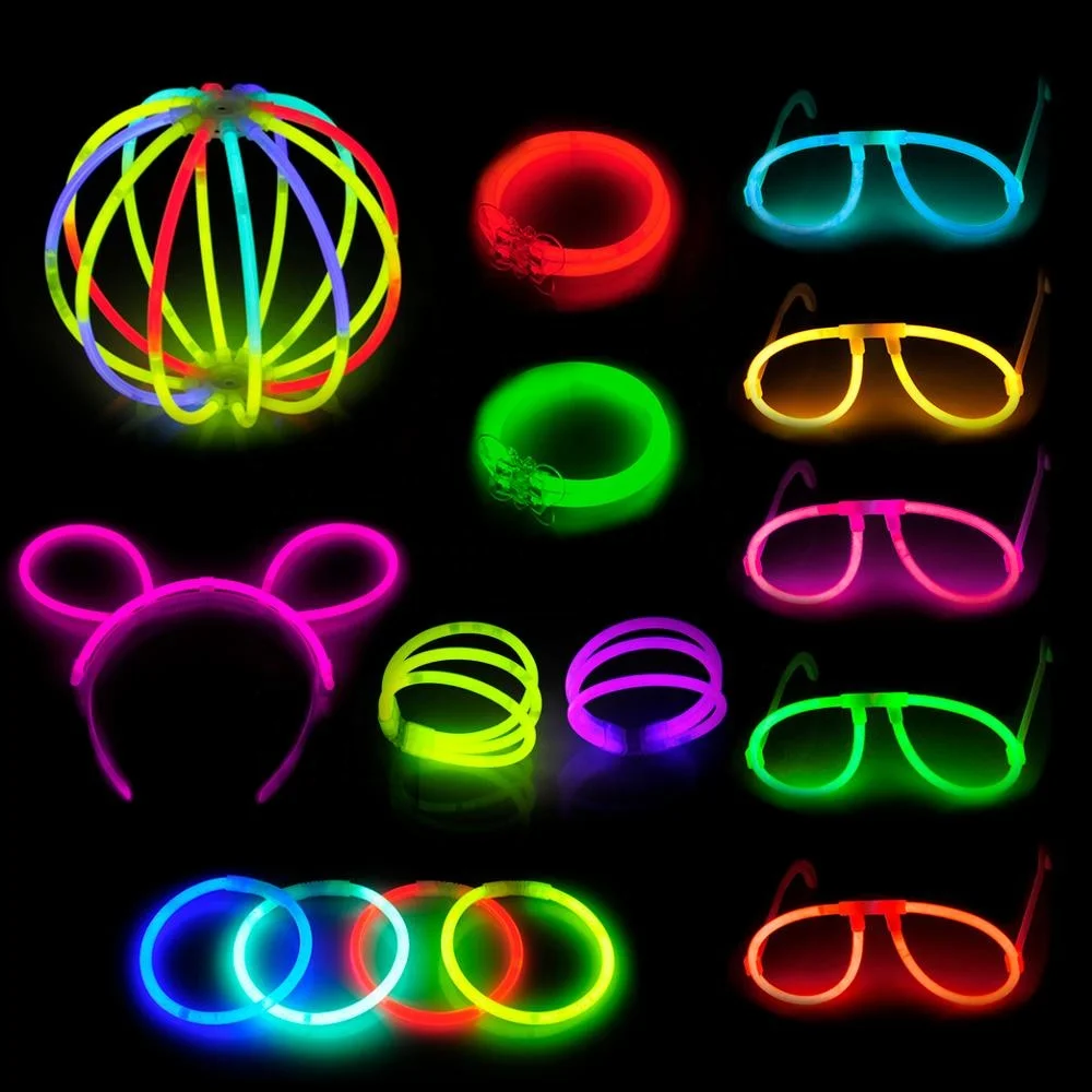 
223 Pcs Glow Stick Party Pack Multi Color Glow Party Set 
