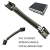 PVC Covered Spring Handle flight case hardware/ aluminum case pull handle /Carry road case hardware